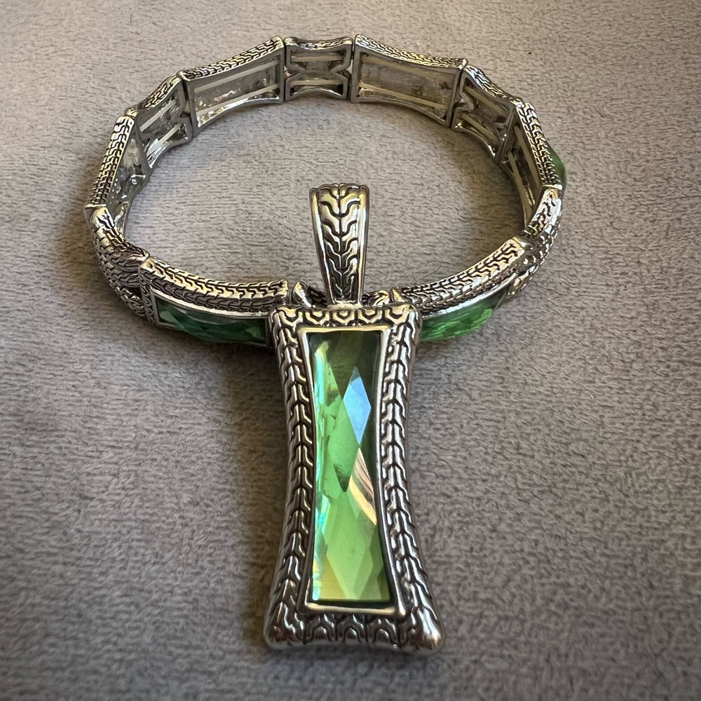 Lia Sophia. Greek Isle pendant and bracelet.
